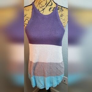Source Unknown Purple and Blue Gradient Tank Top